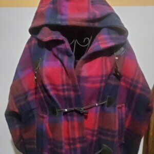 VERY TRENDY   WOOL HOODED JACKET   SIZE LARGE   SALE